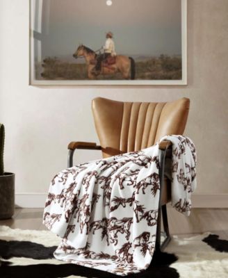 Printed Ultra Soft Plush Fleece Throw, 50" x 70"