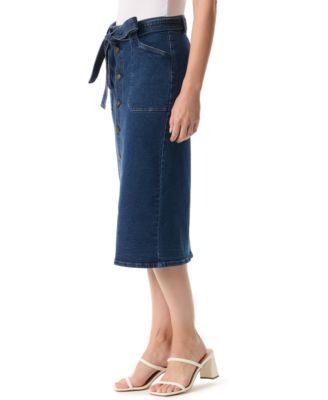 Women's Belted Maxi Skirt