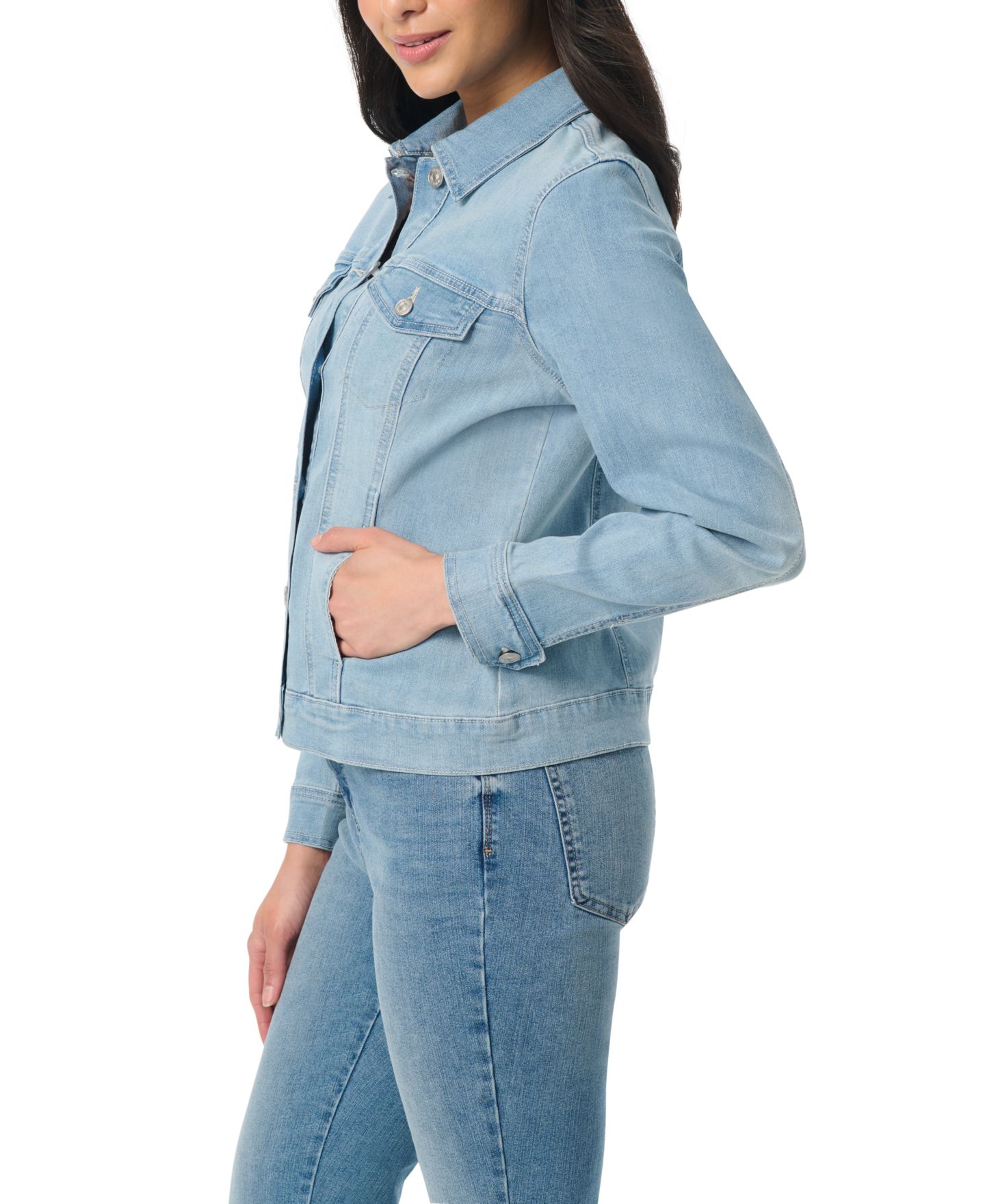 Женская куртка Gloria Vanderbilt Amanda Classic Denim Jacket, цвет: Appleton — фото 2