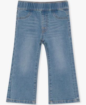 Baby Girls' Long-Sleeve Top, Coat and Denim Jeans, 3-Piece Set