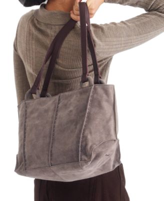 Los Feliz Leather Zipper Satchel Bag