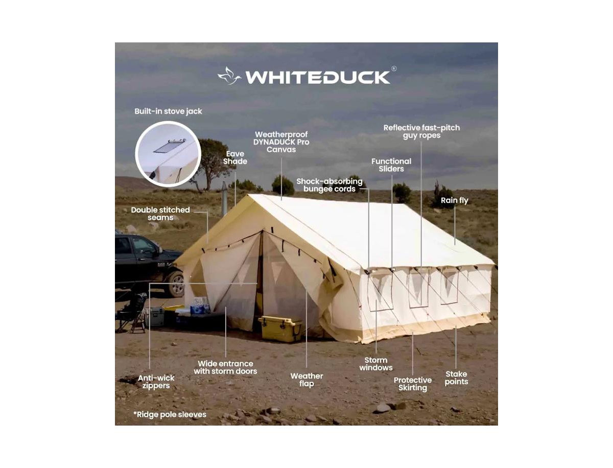 White Duck Outdoors Alpha Wall Tent