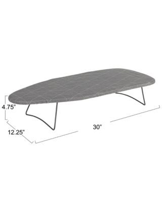 Handy Board Table Top Ironing Board,Gray Cover