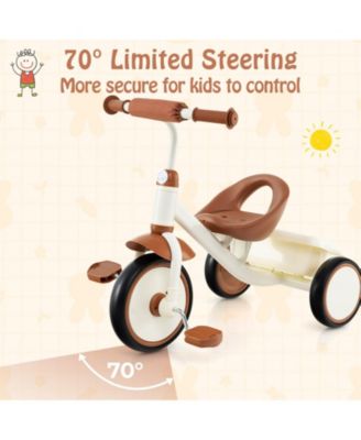 Toddler Tricycle Kids Trike with Adjustable Seat