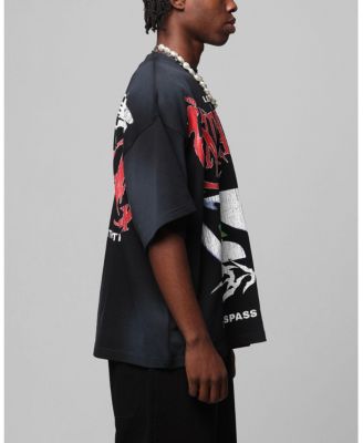 Men's Faded Print Flannel T-Shirt