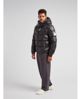 Men's EZ Boxed Hooded Racer Puffer Jacket