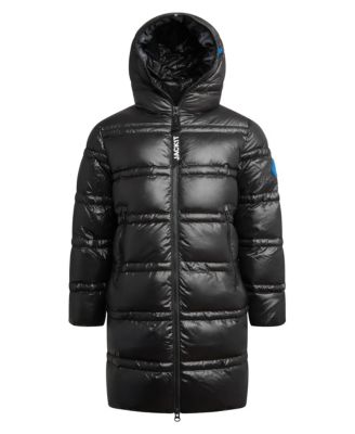 Men's R4D Tramline Hooded Long Puffer Coat