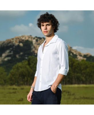 Men's Solid Relaxed Shirt