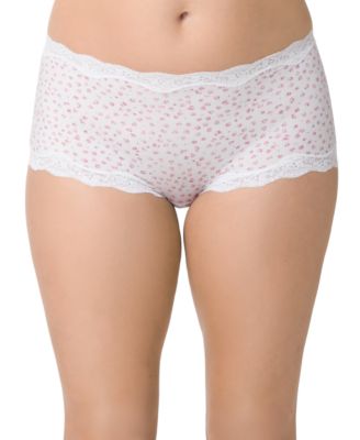 Women's Everyday Pretty Lace Mid-Rise Boyshort Panty DMPLBS