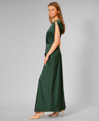 Women's Boat Neck Gown