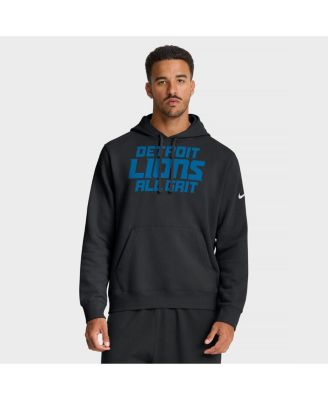 Men's Black Detroit Lions Local Club Hoodie