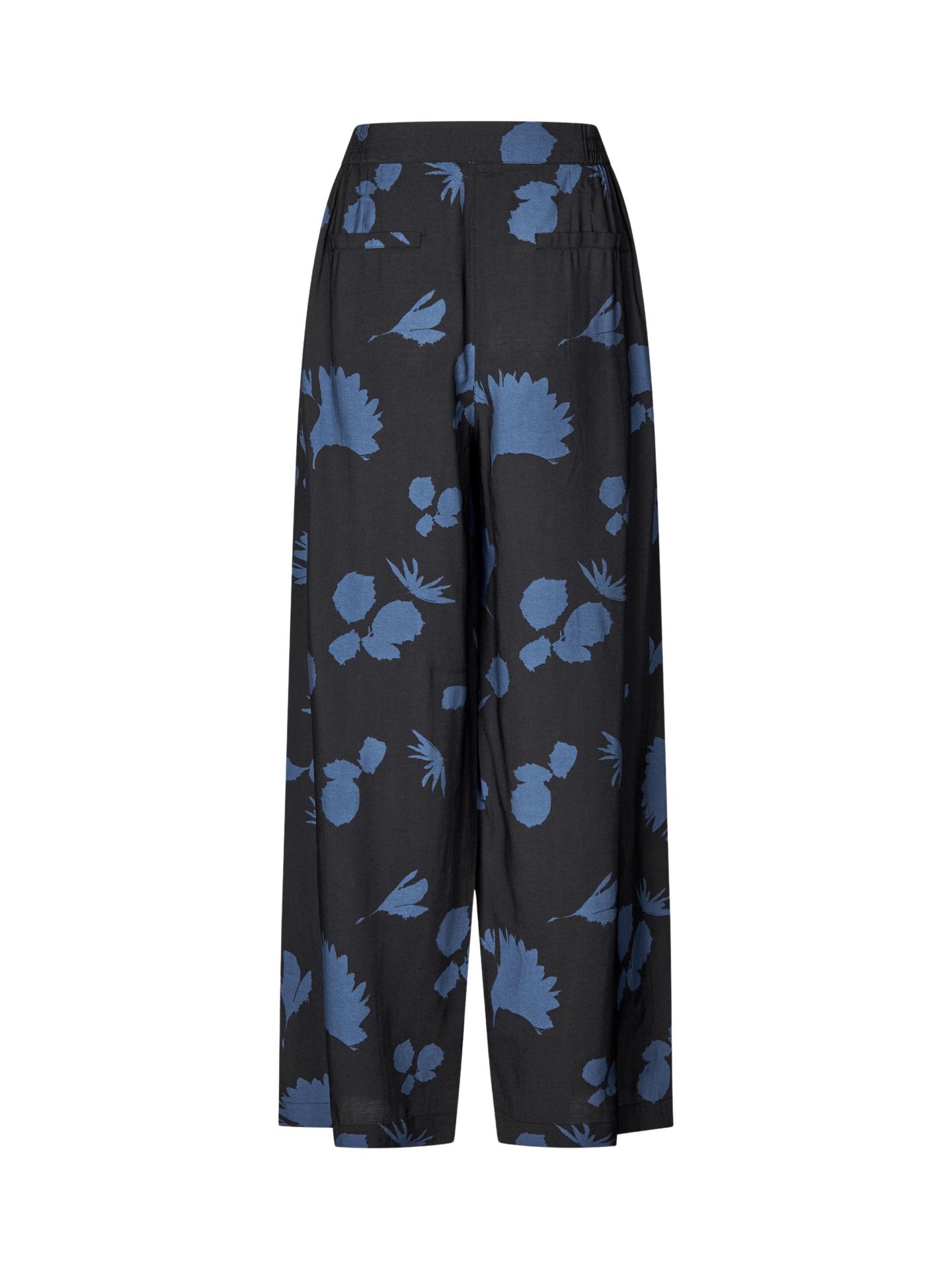 Женские брюки Masai Copenhagen Parwanas Wide Fit Printed, цвет: Серый синий — фото 3