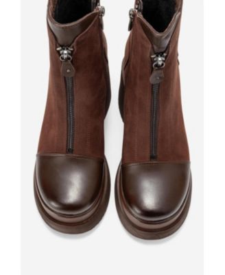 Women Ardenne Platform Zip Boot