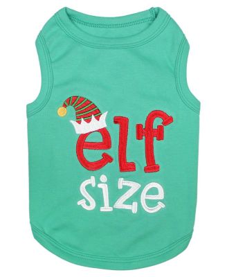 Elf Size Holiday Dog T-Shirt