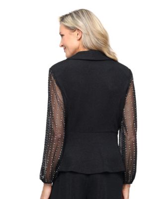 Women's Long-Sleeve Collared Top