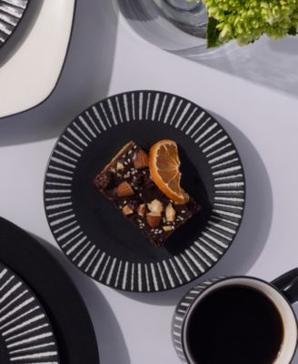 Colorwave Stripe Mini Plates, Set of 4