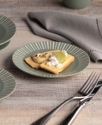 Set of 4 Colorwave Stripe Mini Plates