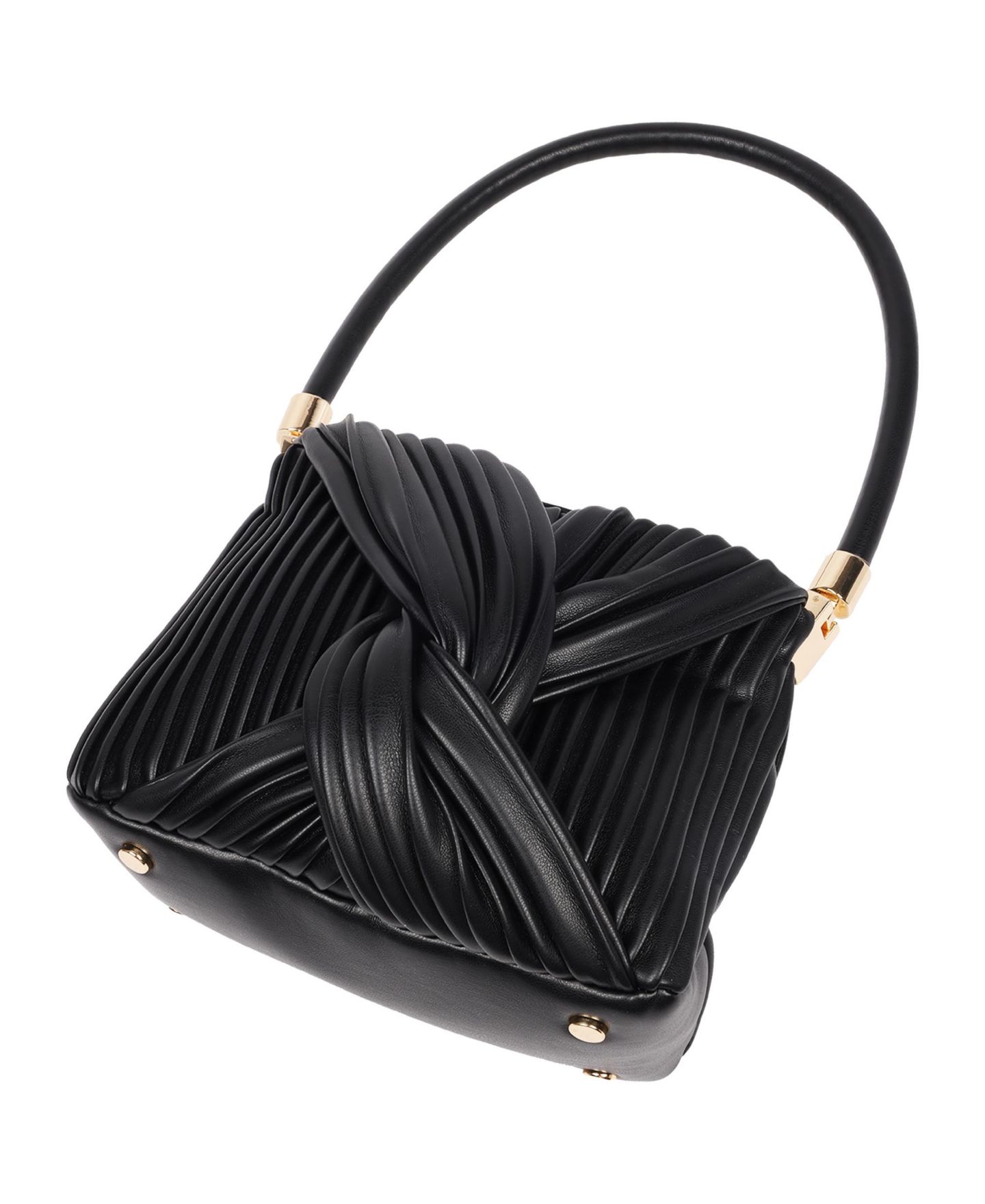Женская сумка Jason Wu Pleated Knot Box Handle, цвет: Чёрный — фото 6