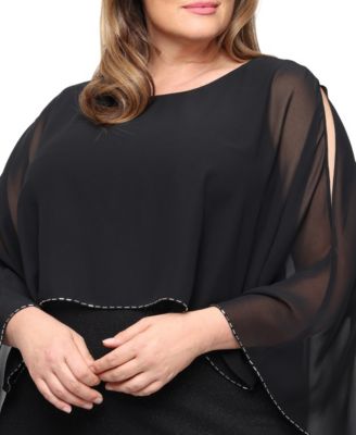 Plus Size Crewneck Sheath Dress