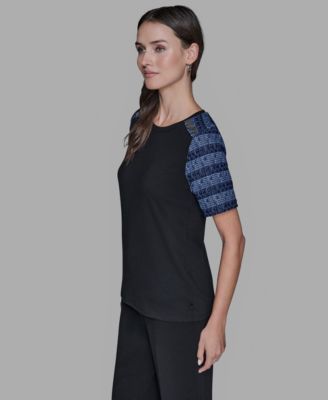 Women's Raglan Short-Sleeve Blouse