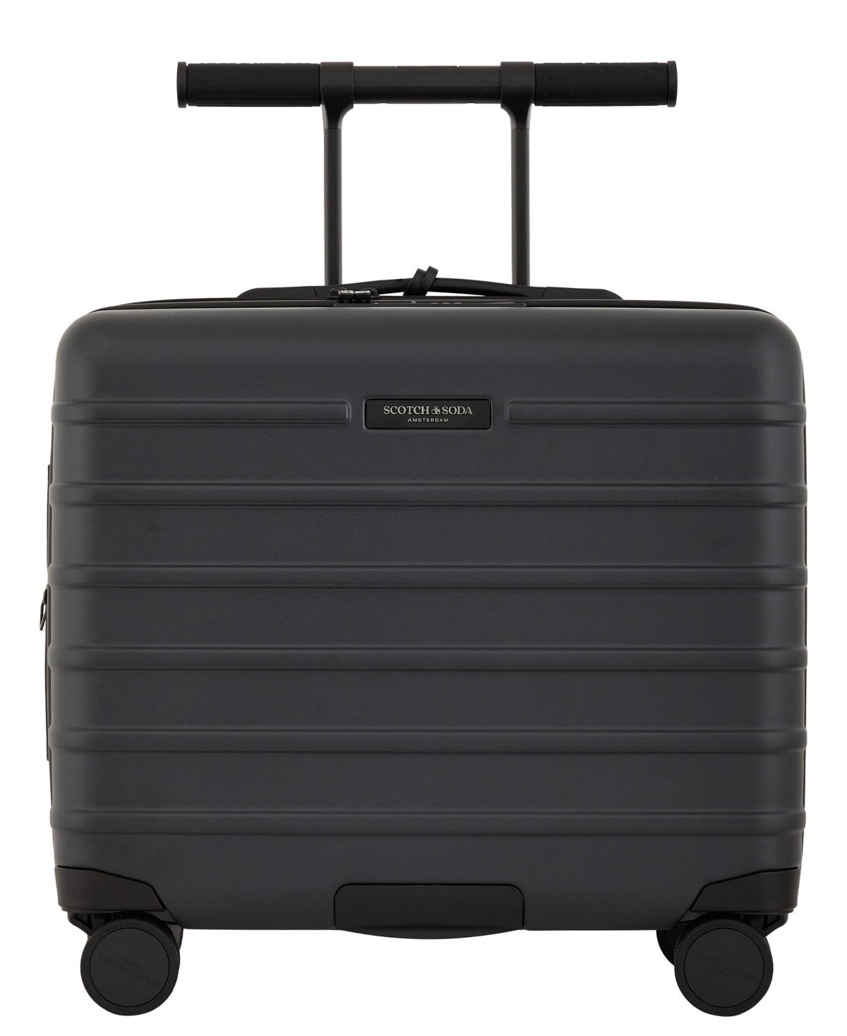 Scotch & Soda Tilburg 19" Carry-on Briefcase Luggage In Black