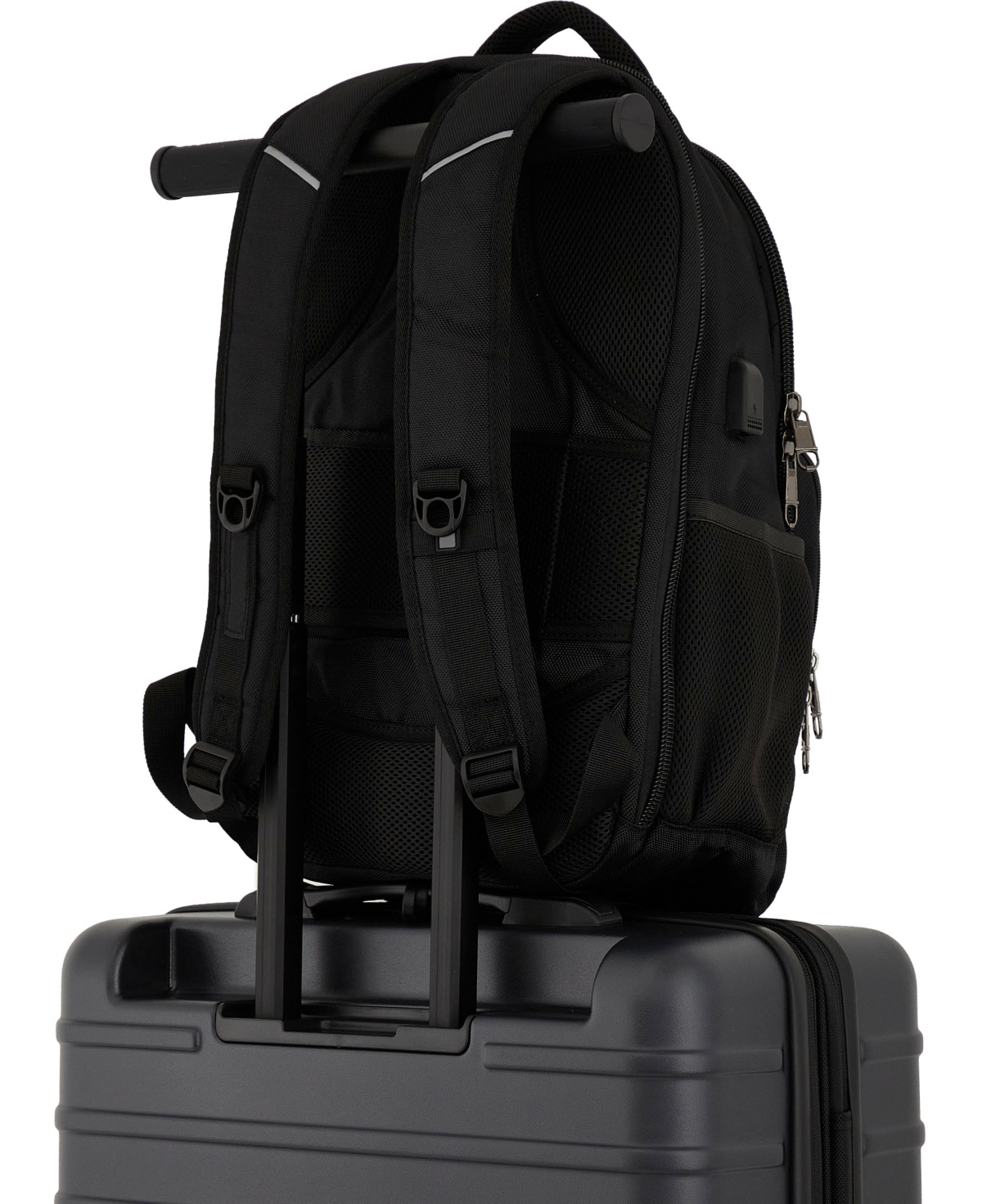 Scotch & Soda Tilburg 24" Check-in Trunk Suitcase In Black