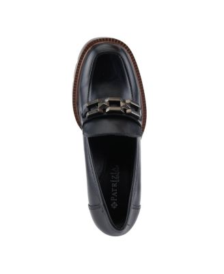 Women s DAJAH Slip-On Loafers with Inset Heel, Geometric Hardware & Lug Sole