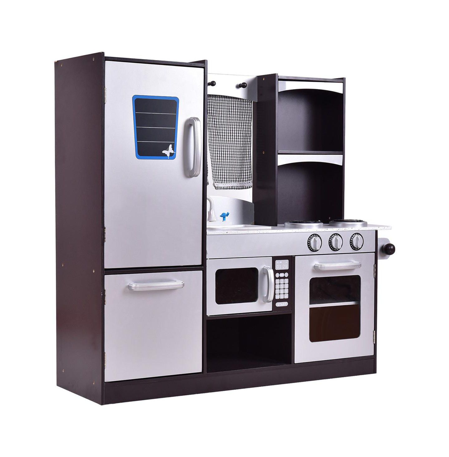 Детская игрушка SUGIFT Wooden Modern Play Kitchen, Ages 3+, цвет: Серебряный — фото 1