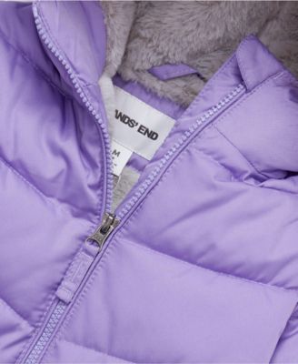 Girls Fleece Lined Parka