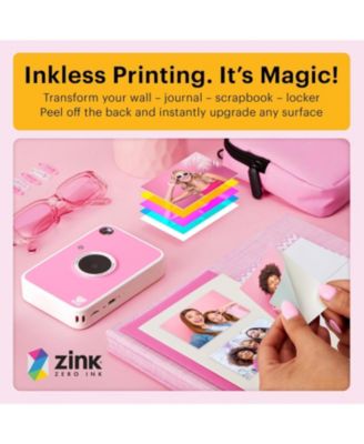 Printomatic+ Instant Camera Bundle 10MP w/ Case & 20 Zink Paper