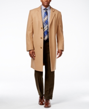 London Fog Signature Wool-Blend Overcoat
