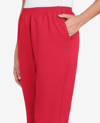 Women's Classic All Around Elastic Poly Accord Short Length Pants