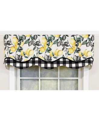 El Limon Glory Valance 3" Rod Pocket, Layered, Trimmed