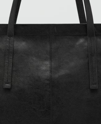 Women's Leather Shopper Bag