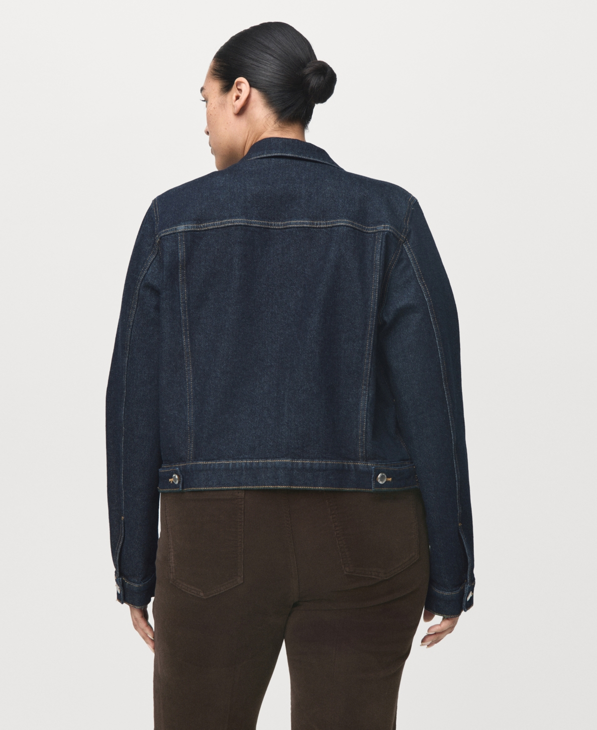 Mango Women's Corduroy Flared Jeans In Brown