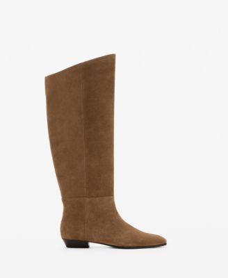 Women's High-Leg Suede Boots