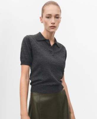 MANGO - Women's Polo Neck Sweater