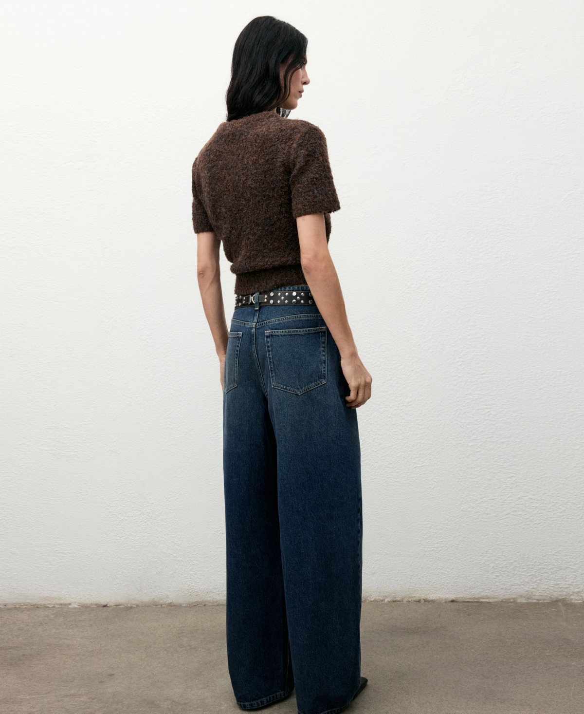 Mango Women's Boucle Short-Sleeved Sweater