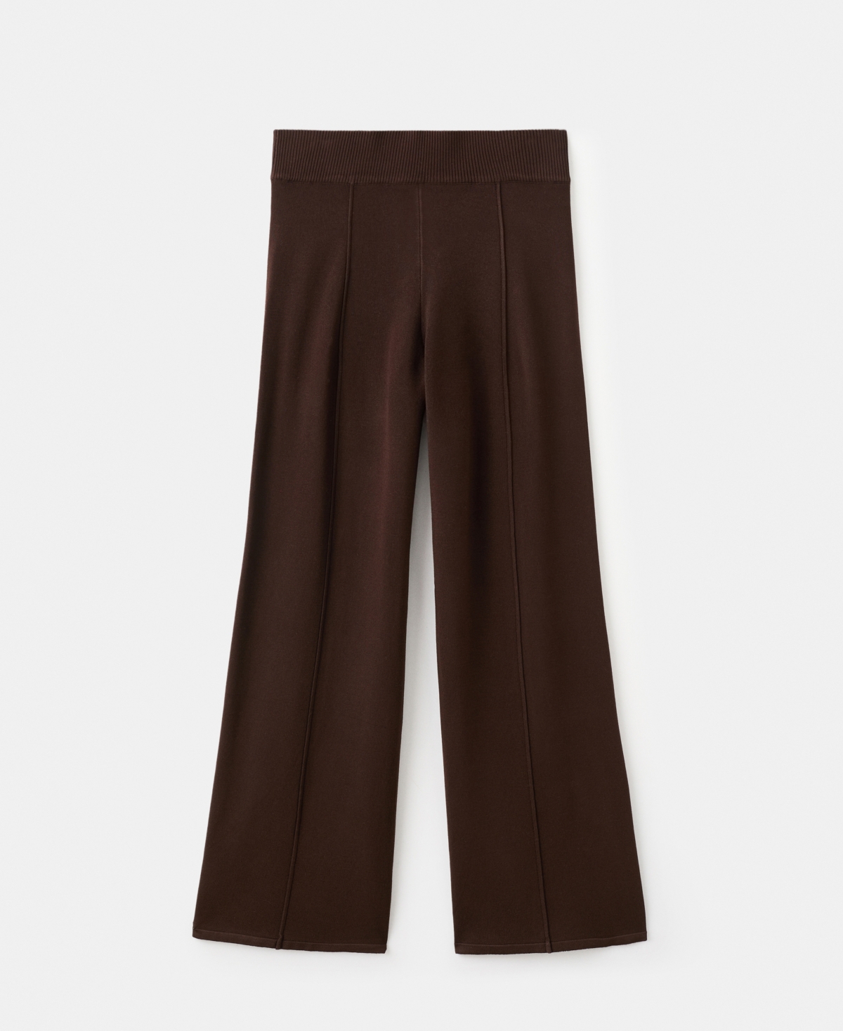 Mango Women's Stitching Detail Knitted Trousers