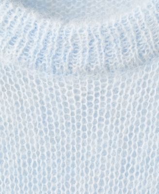 Women's Semi-Transparent Alpaca Sweater