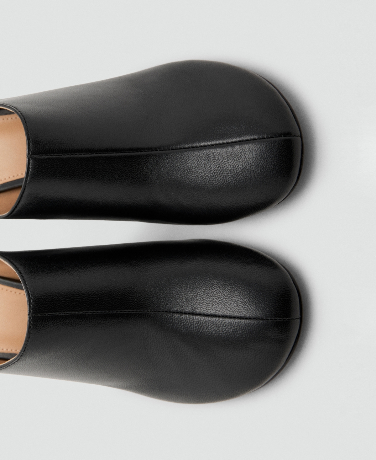 Mango Women's Leather Heeled Clogs