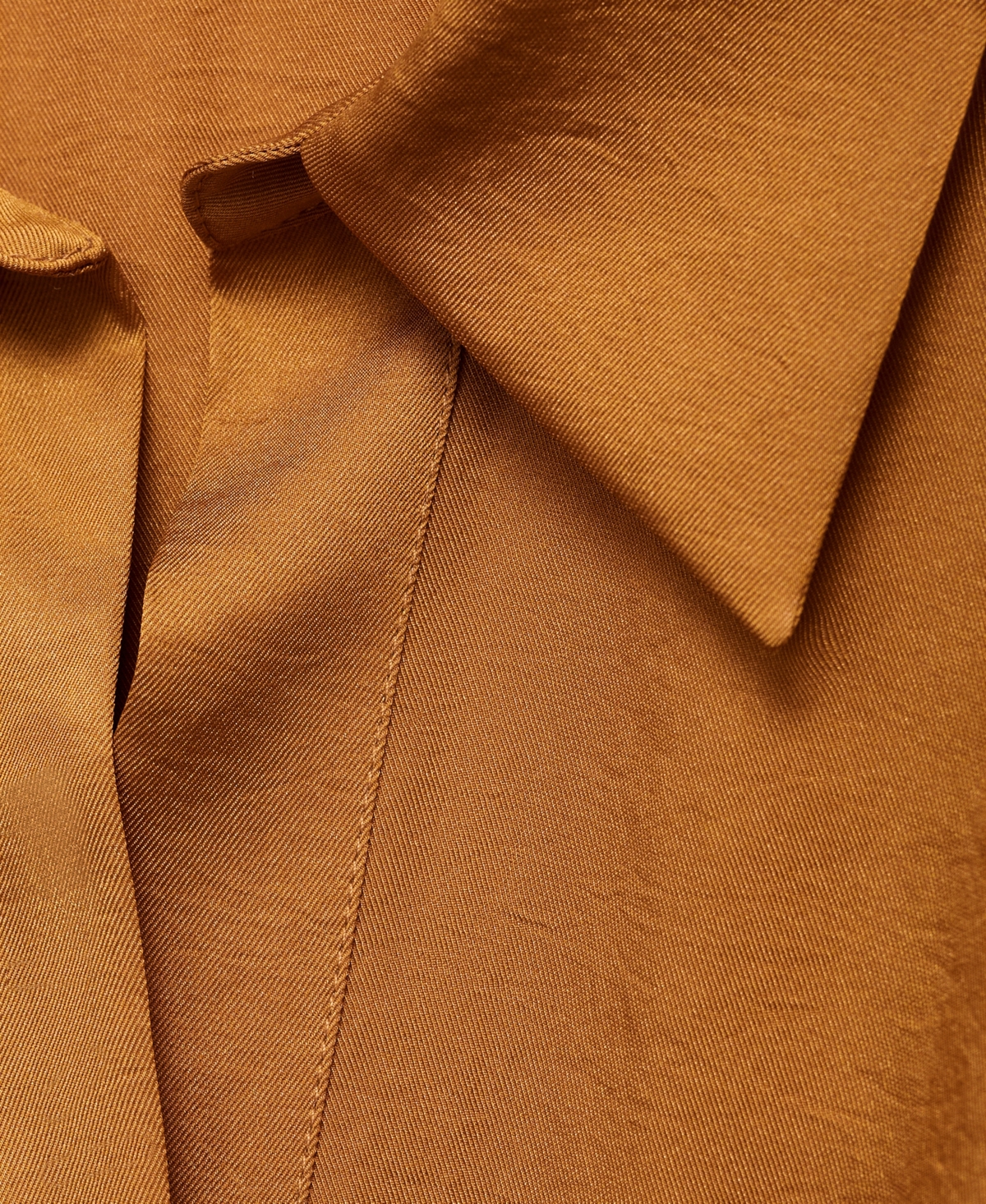 Mango Women's Cross-Over Satin Blouse