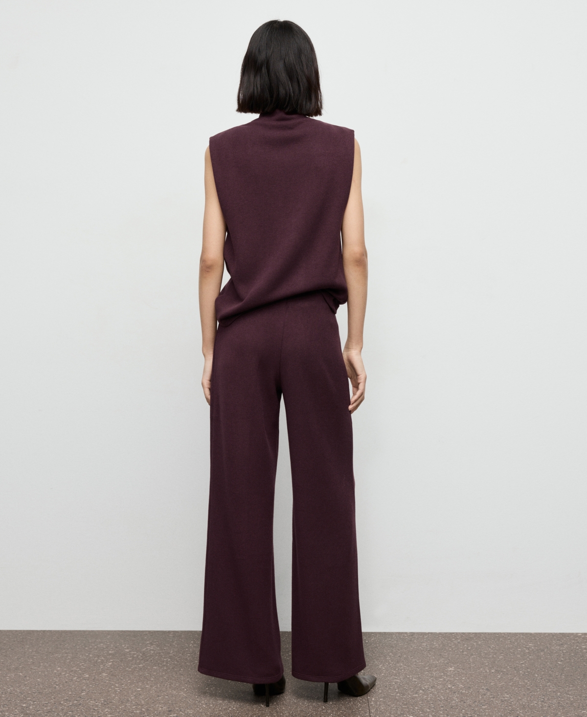 Mango Women's Seam-Detail Straight-Fit Pants