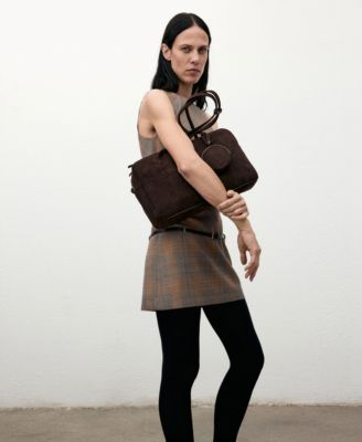 Women's Check Belt Dress