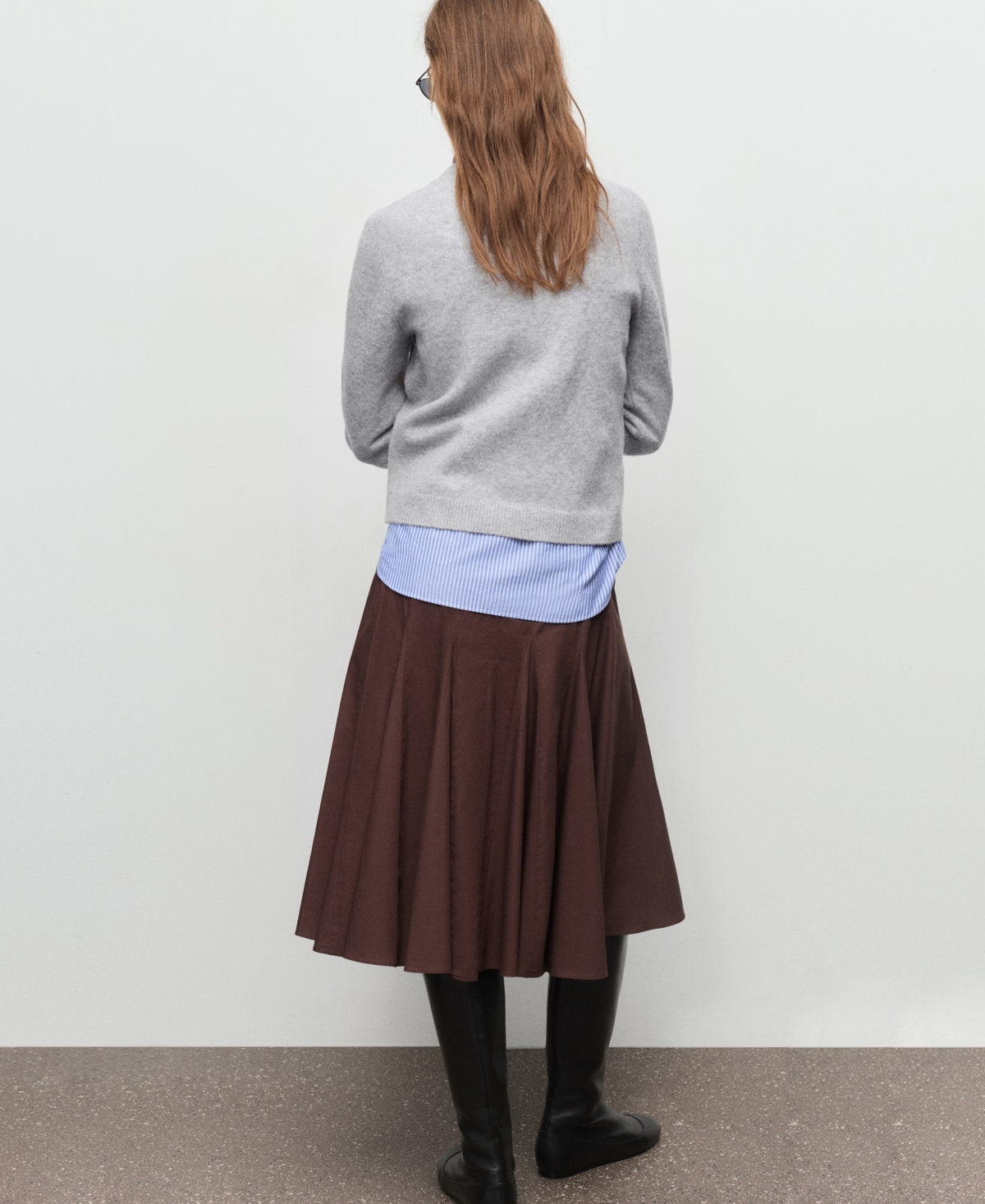 Mango Women's Medium-knit Sweater In Gray