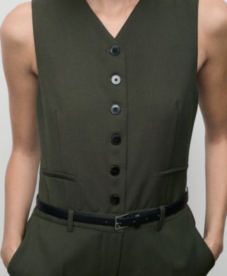 Women's Suit-Style Jumpsuit