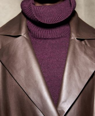 Women's Slits Turtleneck Sweater