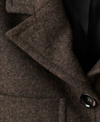 Women's Speckled Wool Pockets Jacket