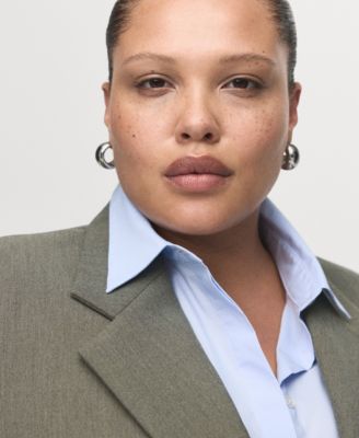 Women's Flap Pockets Suit Blazer