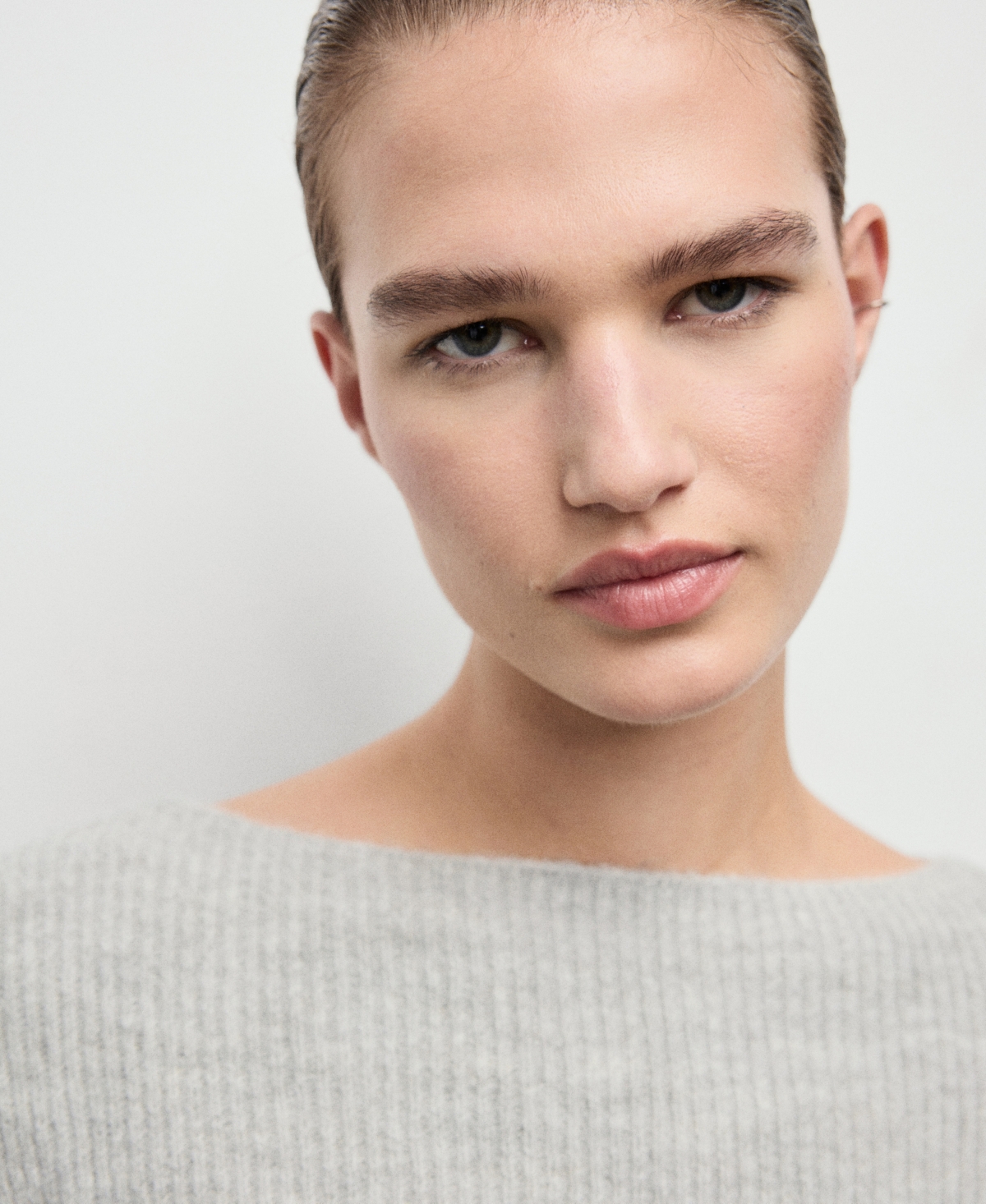 Mango Women's Knitted Ribbed Sweater